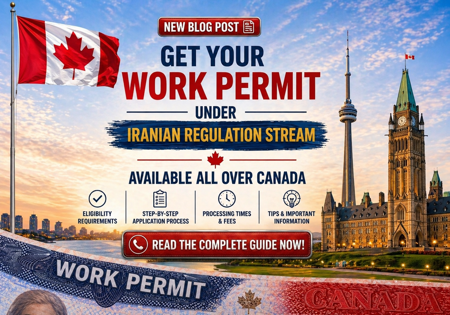 Apply for a Canada Work Permit in Minutes For All Iranians