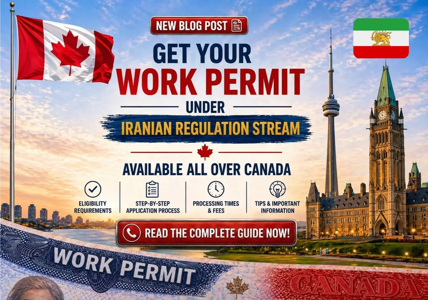Canada Work Permit Extension for Iranians 2026–2027