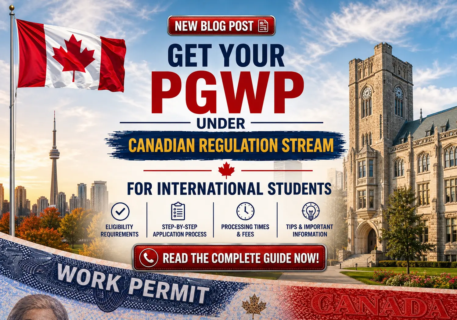 PGWP Canada 2026 post-graduation work permit application guide for international students Montreal